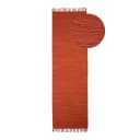 Läufer Kelim Chindi Uni 60 x 180cm Orange/Senfgelb | Orange