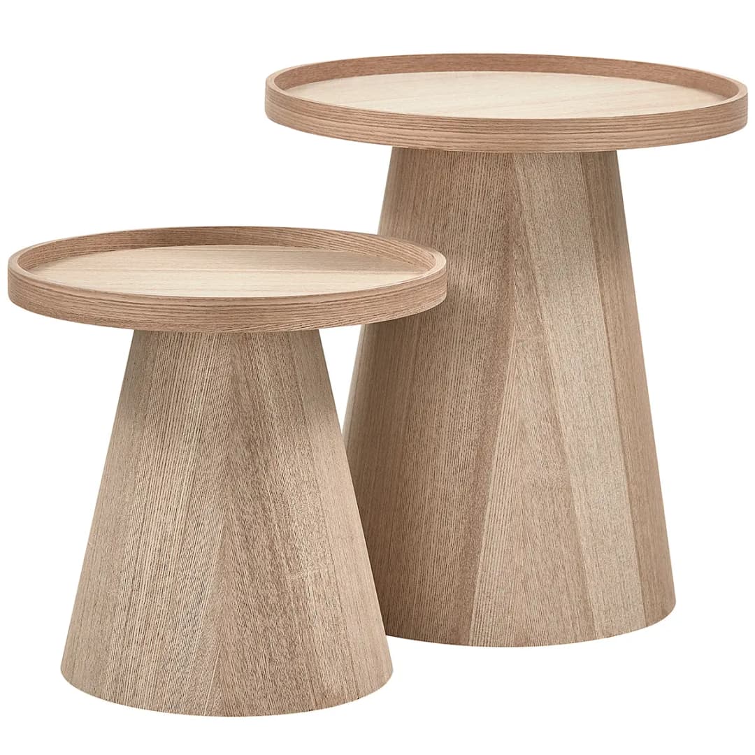 Beistelltisch Culai Ø 39cm Braun | Braun