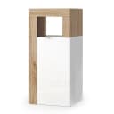 Unterschrank Hamburg mit Tür 35cm Beige/Eiche Dekor | Beige