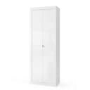 Hochschrank Basic 70cm Weiß/Hochglanz Weiß | Weiß