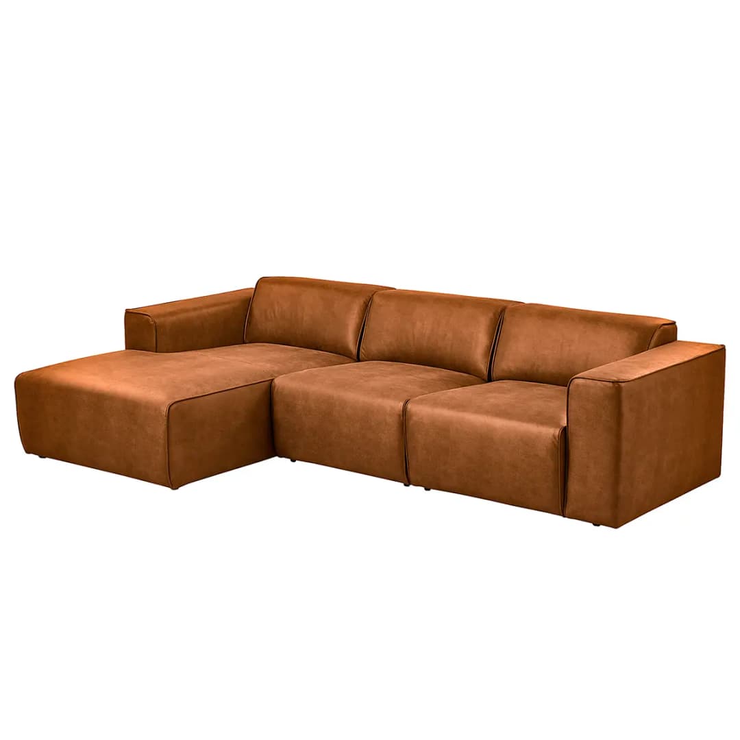 Ecksofa Mandrio | Braun