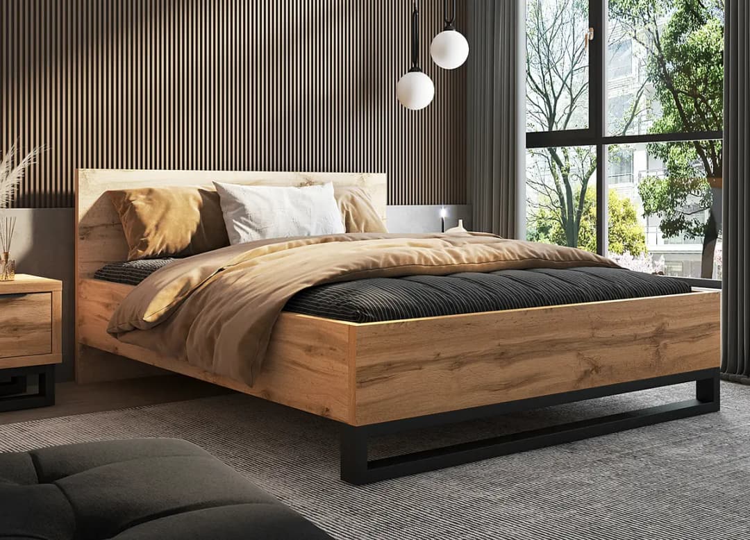loftscape Bettgestell Hamae | Holztöne