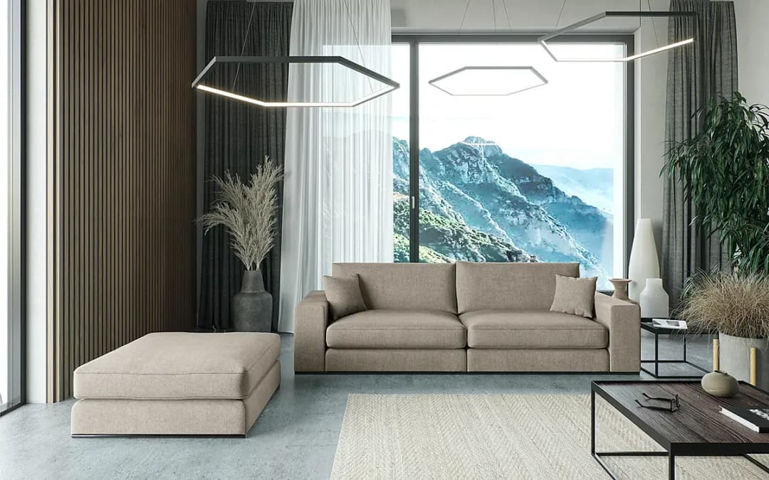 3-Sitzer Sofa Sprager | Braun