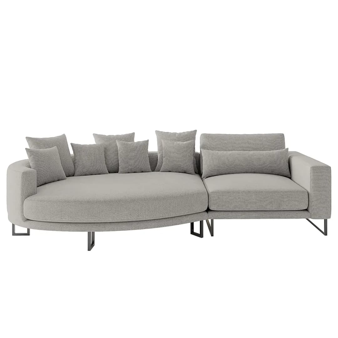 Ecksofa Barmore | Grau