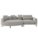 Ecksofa Barmore | Grau