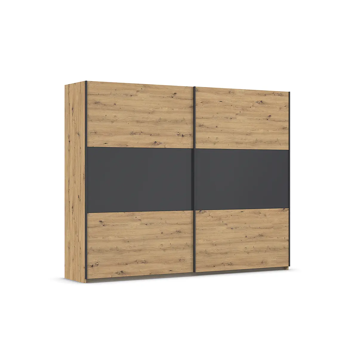 rauch Blue Schwebetürenschrank Neo | Holztöne