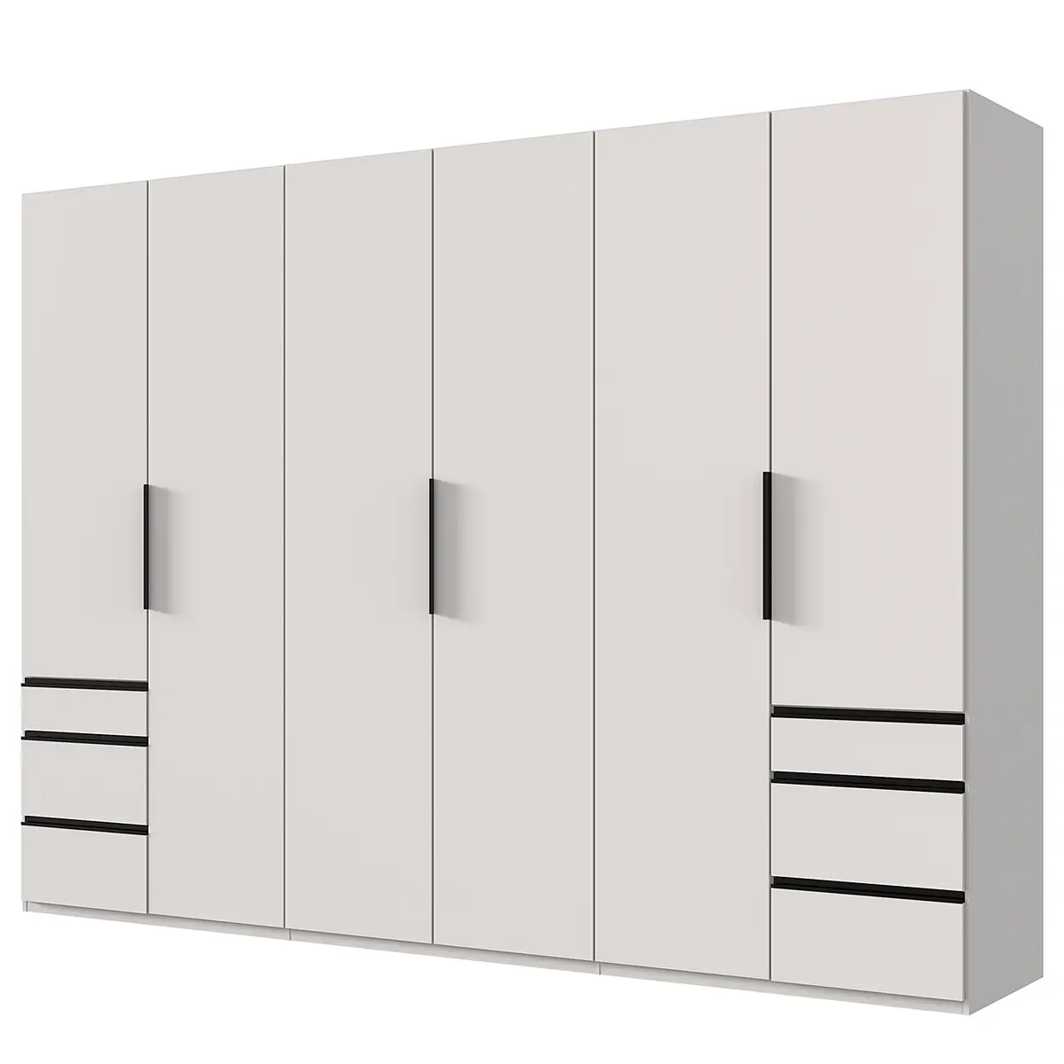 Drehtürenschrank Level36 | Weiß