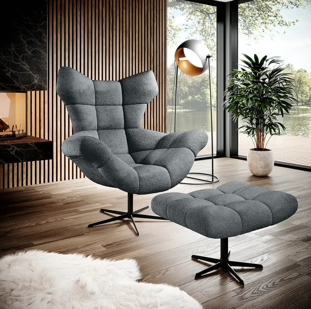 Studio Copenhagen Hocker Loney | Grau