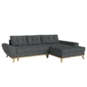 Ecksofa Pitelli | Blau