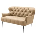 2-Sitzer Sofa Lodging Beige Microfaser Priya | Beige