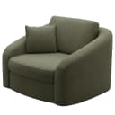 Sessel Nessano Grau Microfaser | Grau