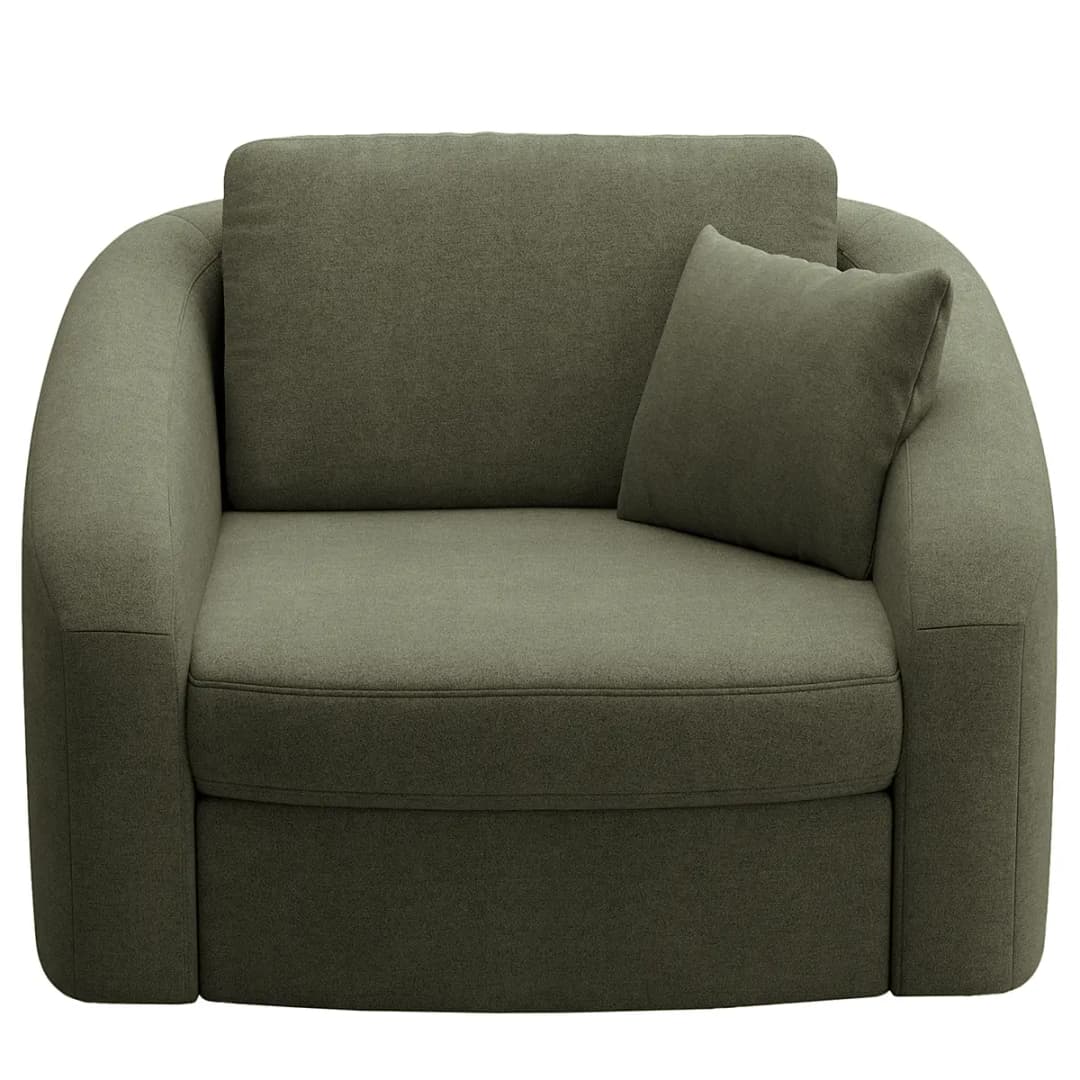 Sessel Nessano Grau Microfaser | Grau