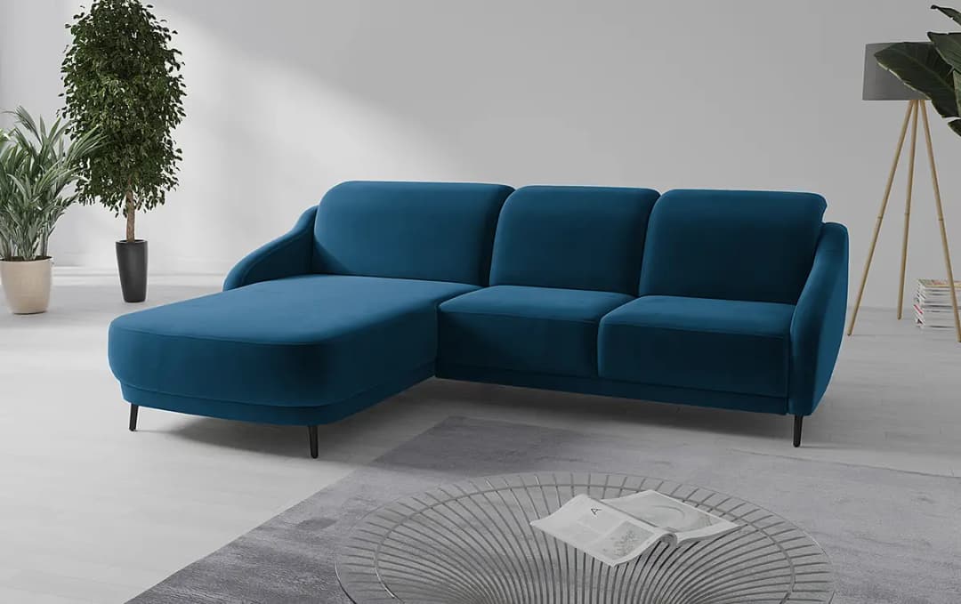 loftscape Ecksofa Sabarto | Blau