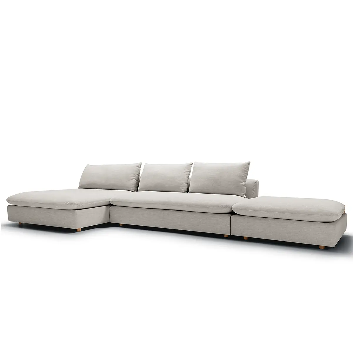 Ecksofa Noara | Grau