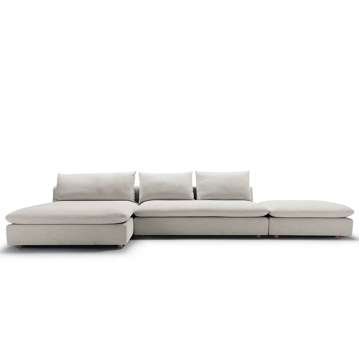 Ecksofa Noara | Grau