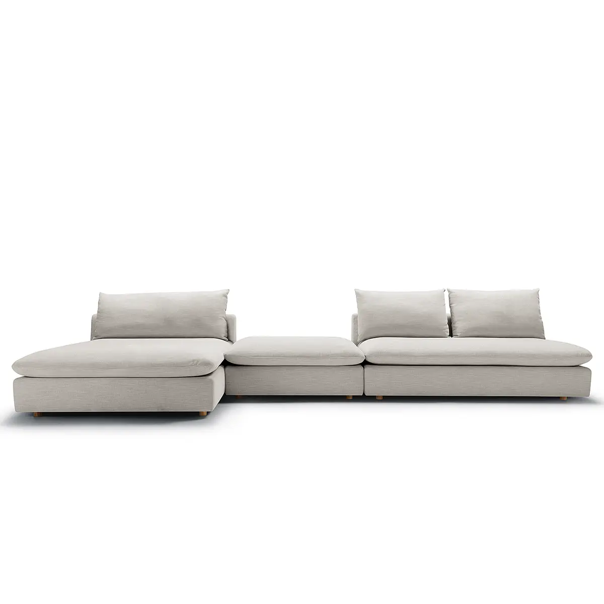 Ecksofa Noara | Grau