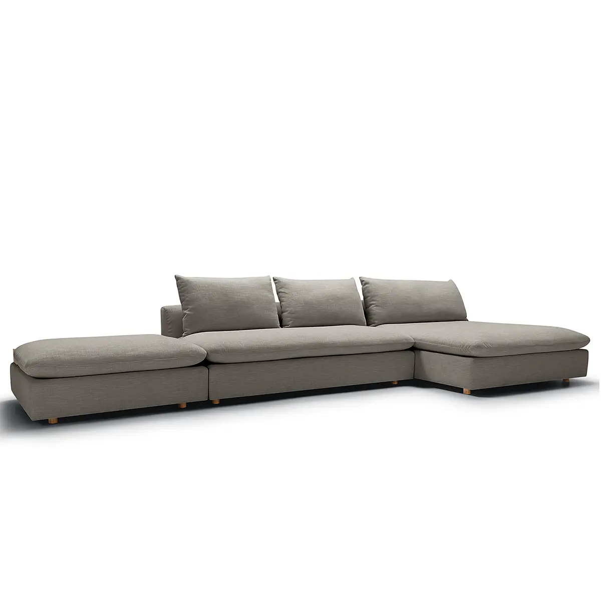 Ecksofa Noara | Grau