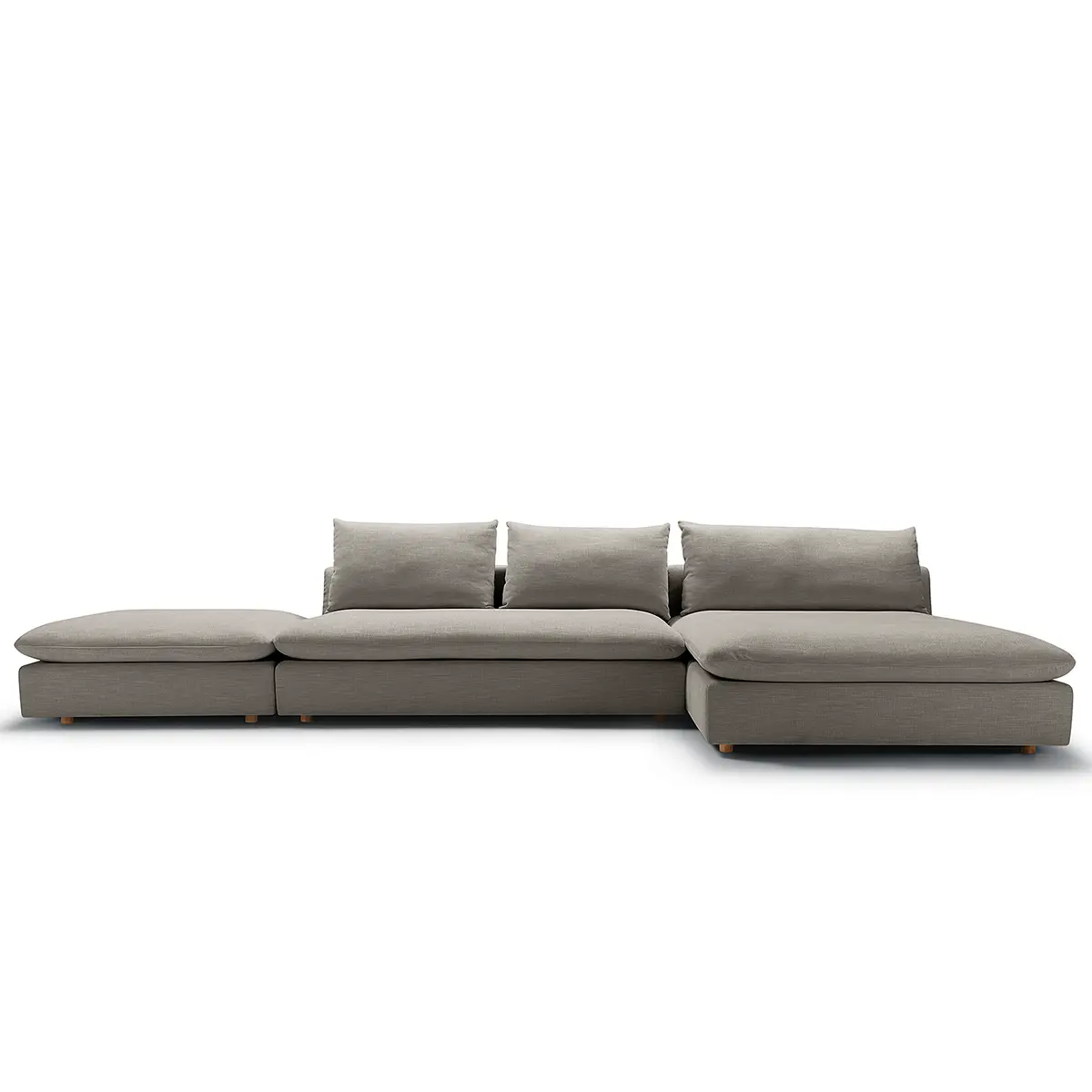 Ecksofa Noara | Grau
