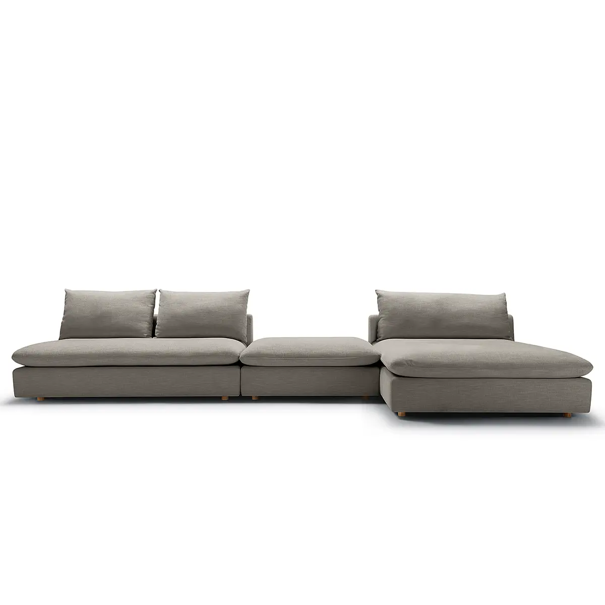 Ecksofa Noara | Grau