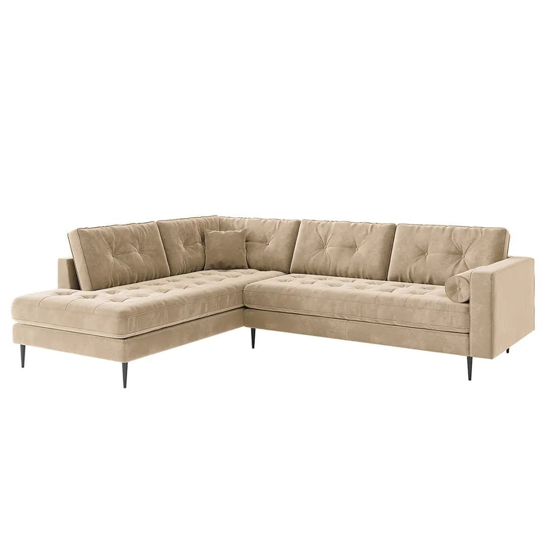 Fredriks Ecksofa Purches | Beige