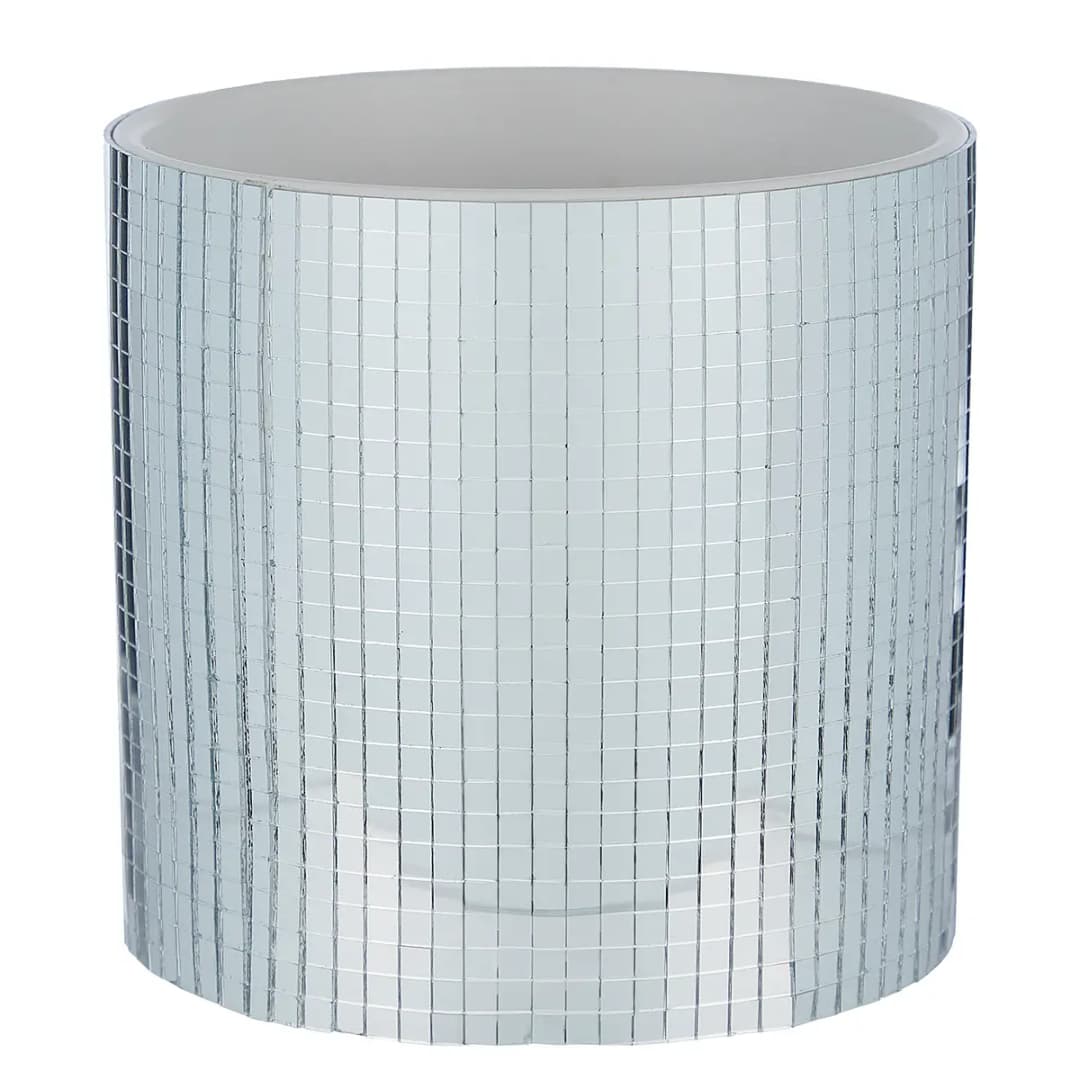 Blumentopf 13cm Silber/Silber | Silber