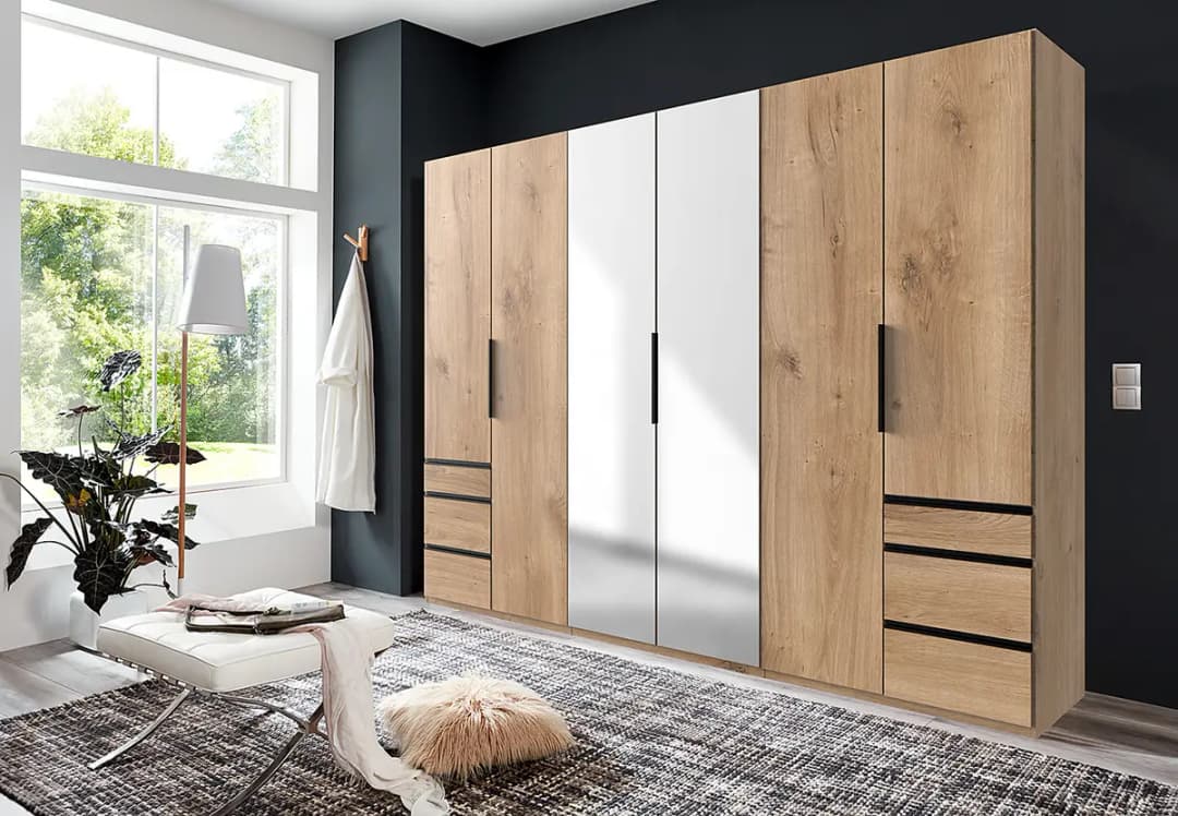 Drehtürenschrank Level36 - 236 cm Typ B 300cm | Holztöne