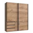 Schwebetürenschrank Level36 236 cm Typ A 200cm | Braun