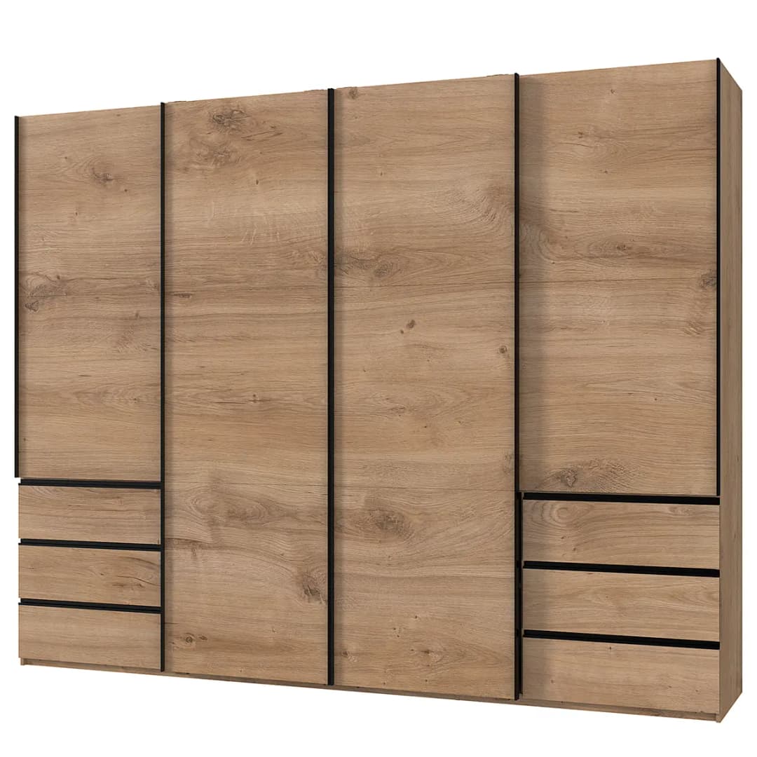 Schwebetürenschrank Level36 236 cm Typ C | Braun