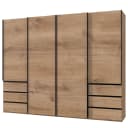 Schwebetürenschrank Level36 236 cm Typ C | Braun