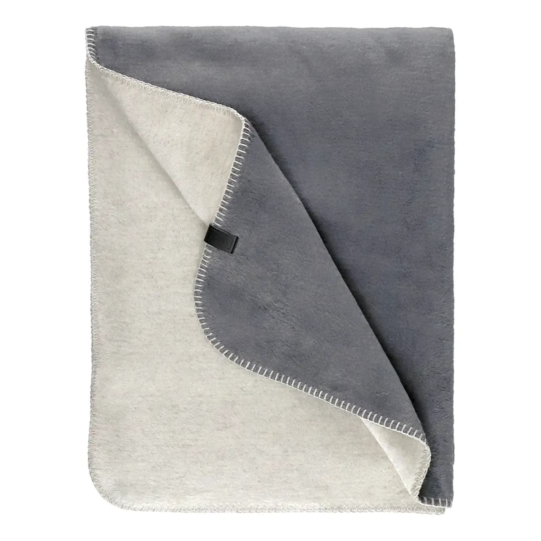Plaid Favorit 150 x 200 x 1cm Grau/Anthrazit Mischgewebe | Grau