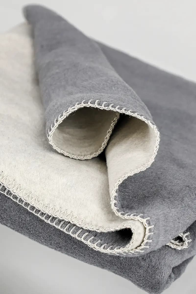 Plaid Favorit 150 x 200 x 1cm Grau/Anthrazit Mischgewebe | Grau