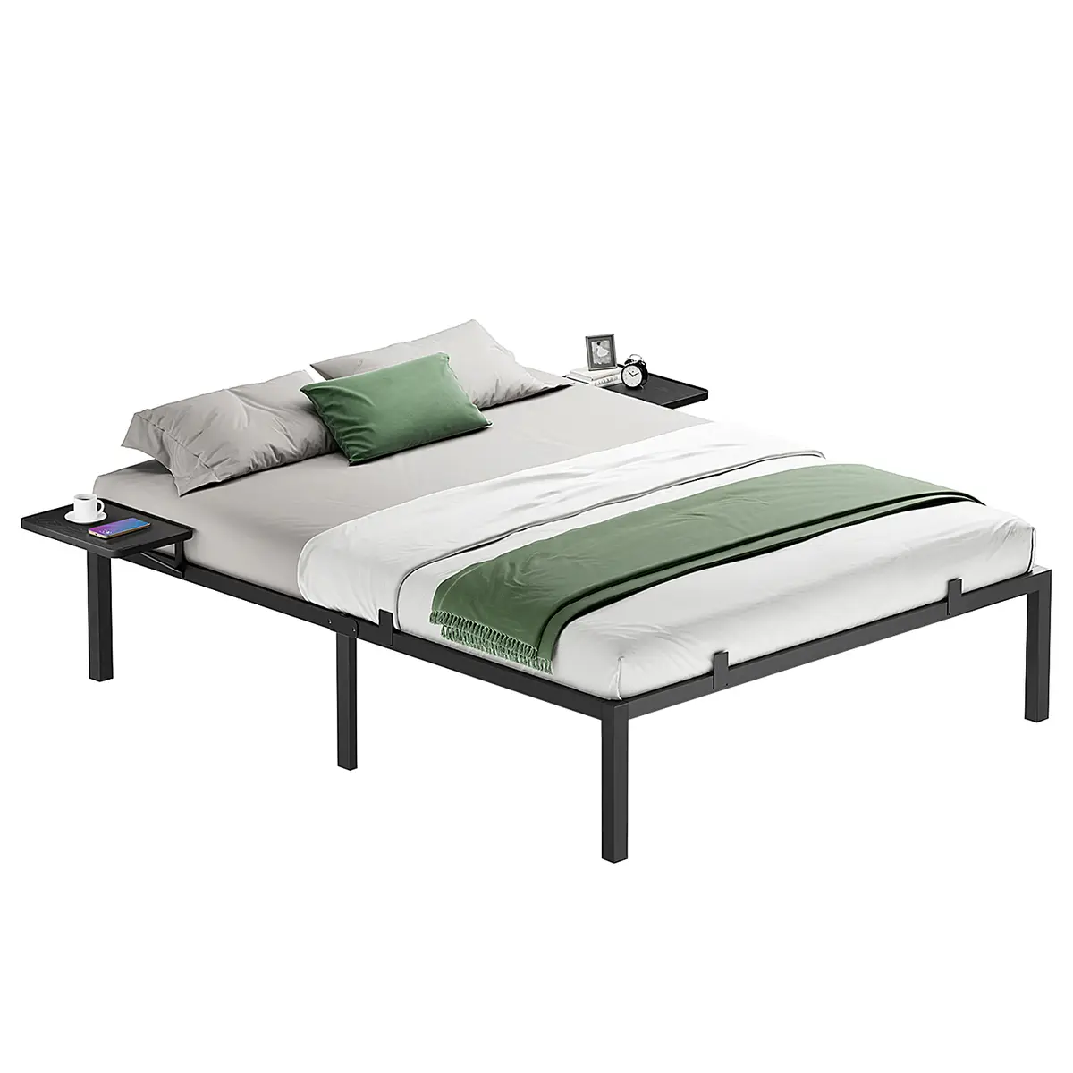 Metallbett Batola | Schwarz
