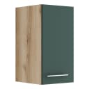 Hängeschrank 30cm Grün/Grün/Wildeiche Dekor | Grün