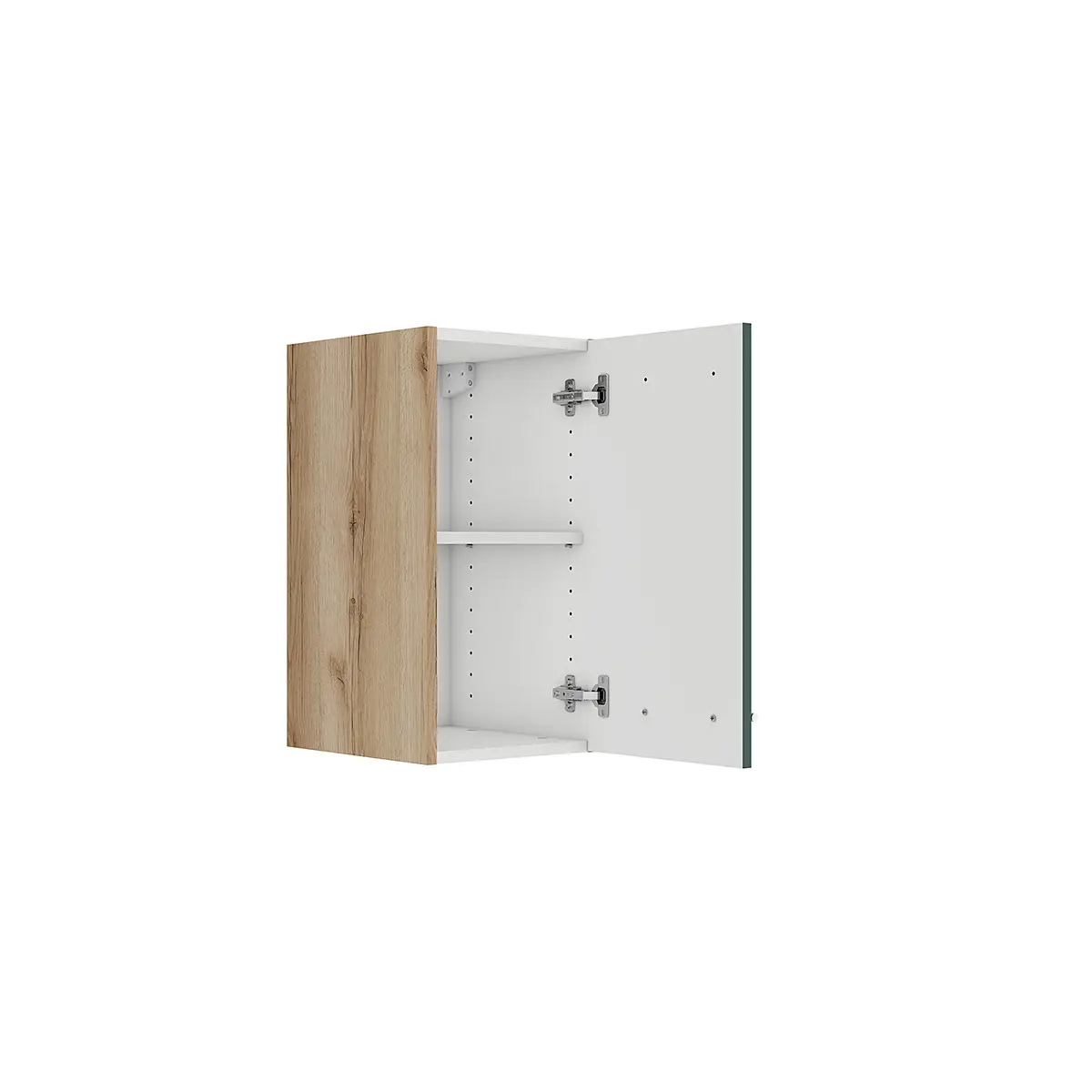 Hängeschrank 30cm Grün/Grün/Wildeiche Dekor | Grün