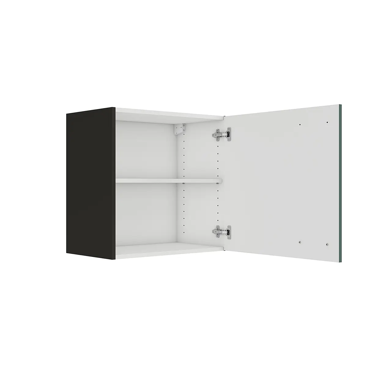 Hängeschrank 60cm Grün/Grün/Anthrazit | Grün