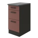 Schubladenunterschrank 40cm | Rot
