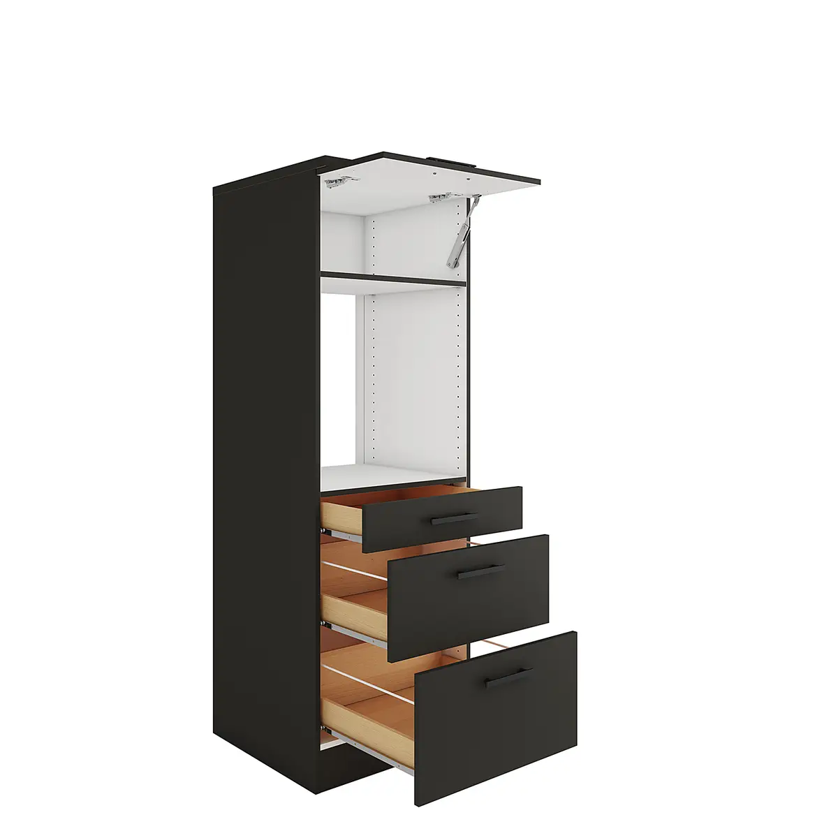 Optifit Midi-Backofenschrank | Grau