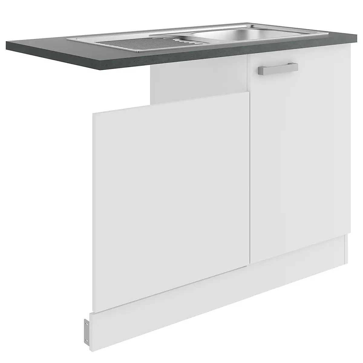 Spülenschrank Variante B | Weiß