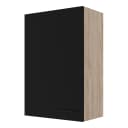loftscape Hängeschrank XXL 60cm Schwarz/Schwarz/Wildeiche | Holztöne