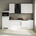 loftscape Autarke Küchenzeile 280 cm | Weiß