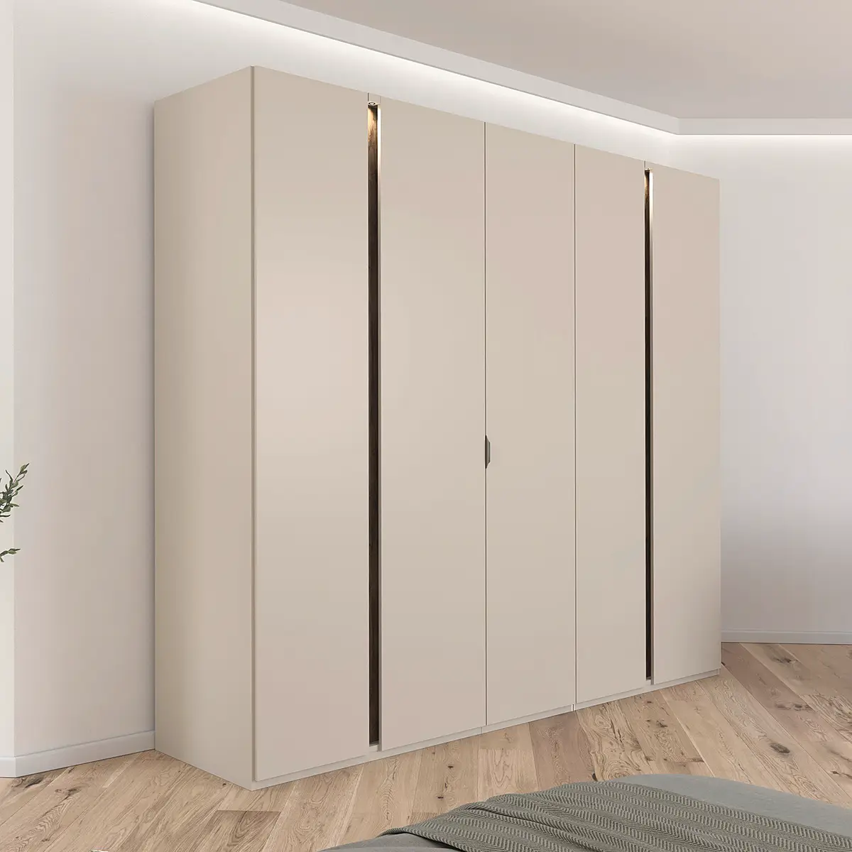 rauch Orange Drehtürenschrank Luana | Holztöne