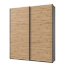 Schwebetürenschrank Level36 236 cm Typ B 200cm | Holztöne
