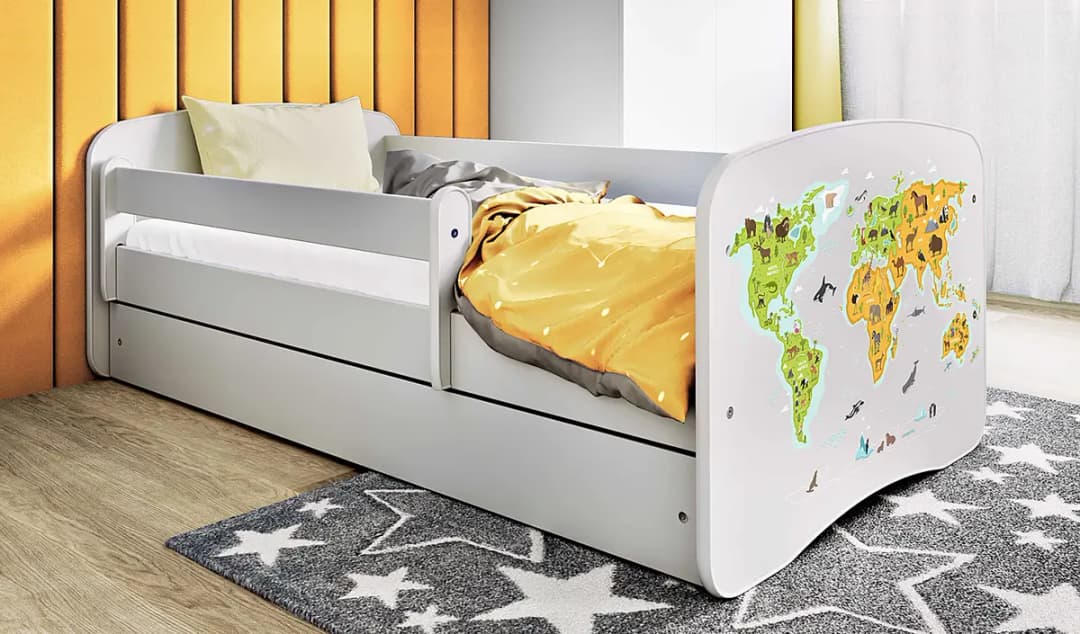 Einzelbett Buyo | Weiß