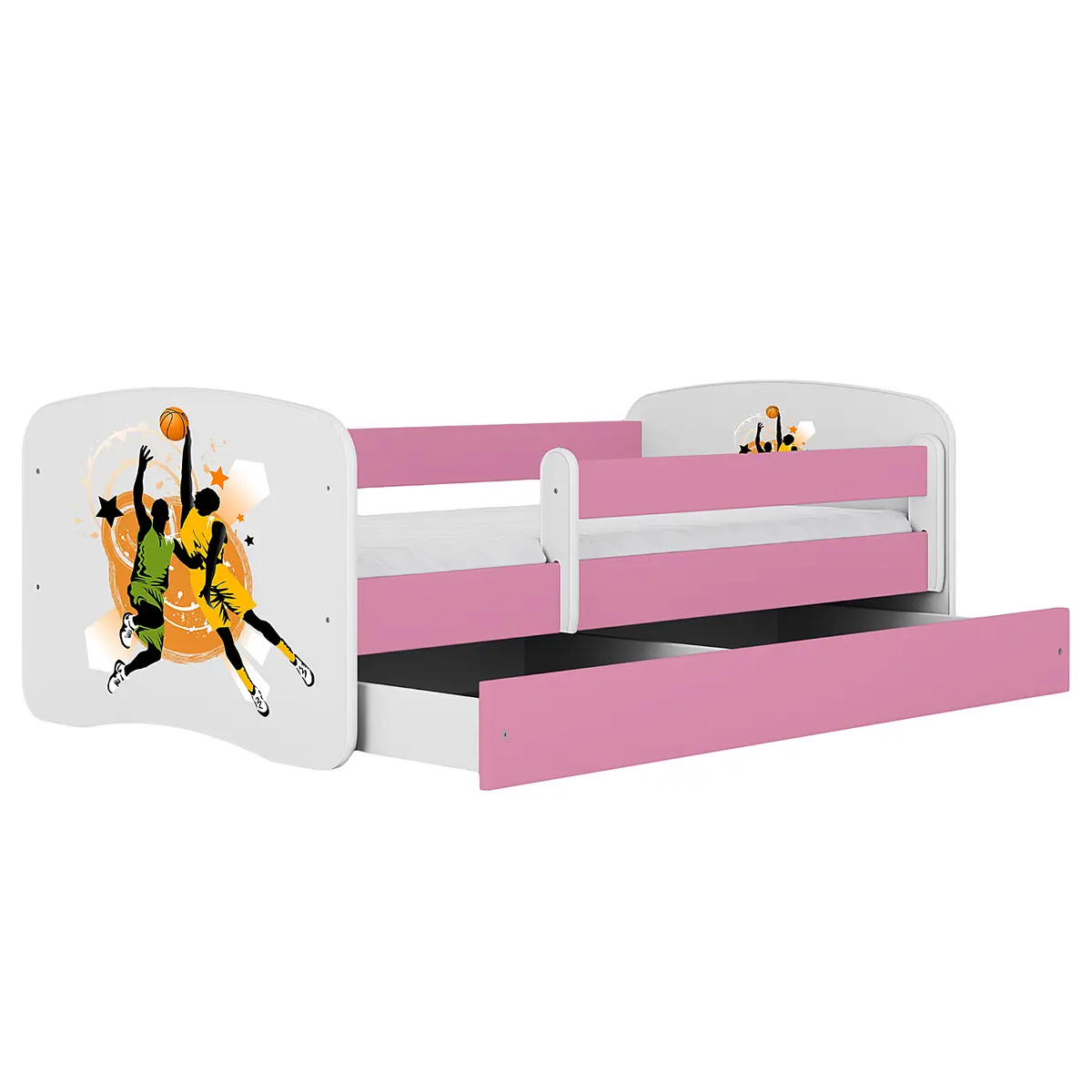 Einzelbett Buyo | Rosa