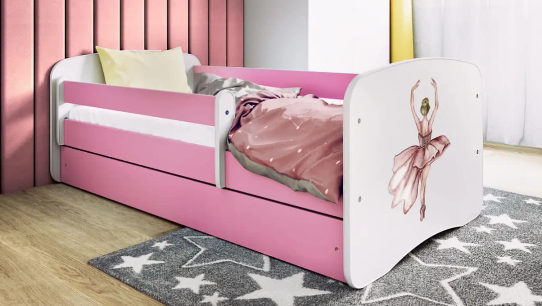 Kocot Kids Einzelbett Buyo | Rosa