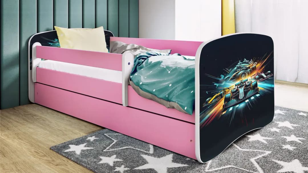 Kocot Kids Einzelbett Buyo | Rosa