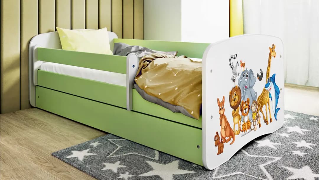 Einzelbett Buyo | Mehrfarbig