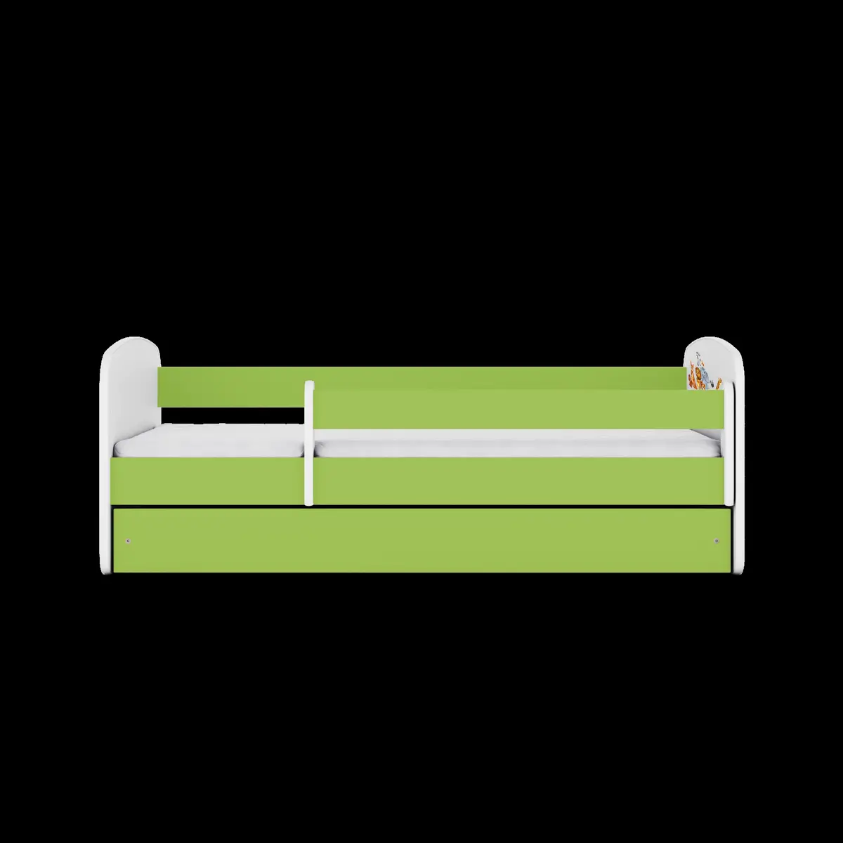 Einzelbett Buyo | Mehrfarbig
