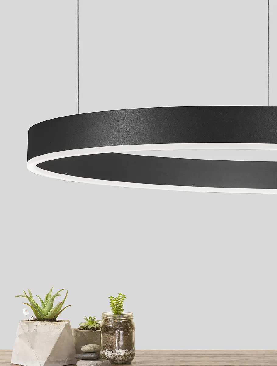 Nova Luce Pendelleuchte Motif Typ A | Schwarz