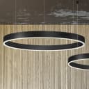Nova Luce Pendelleuchte Motif Typ A Ø 60cm Schwarz | Schwarz